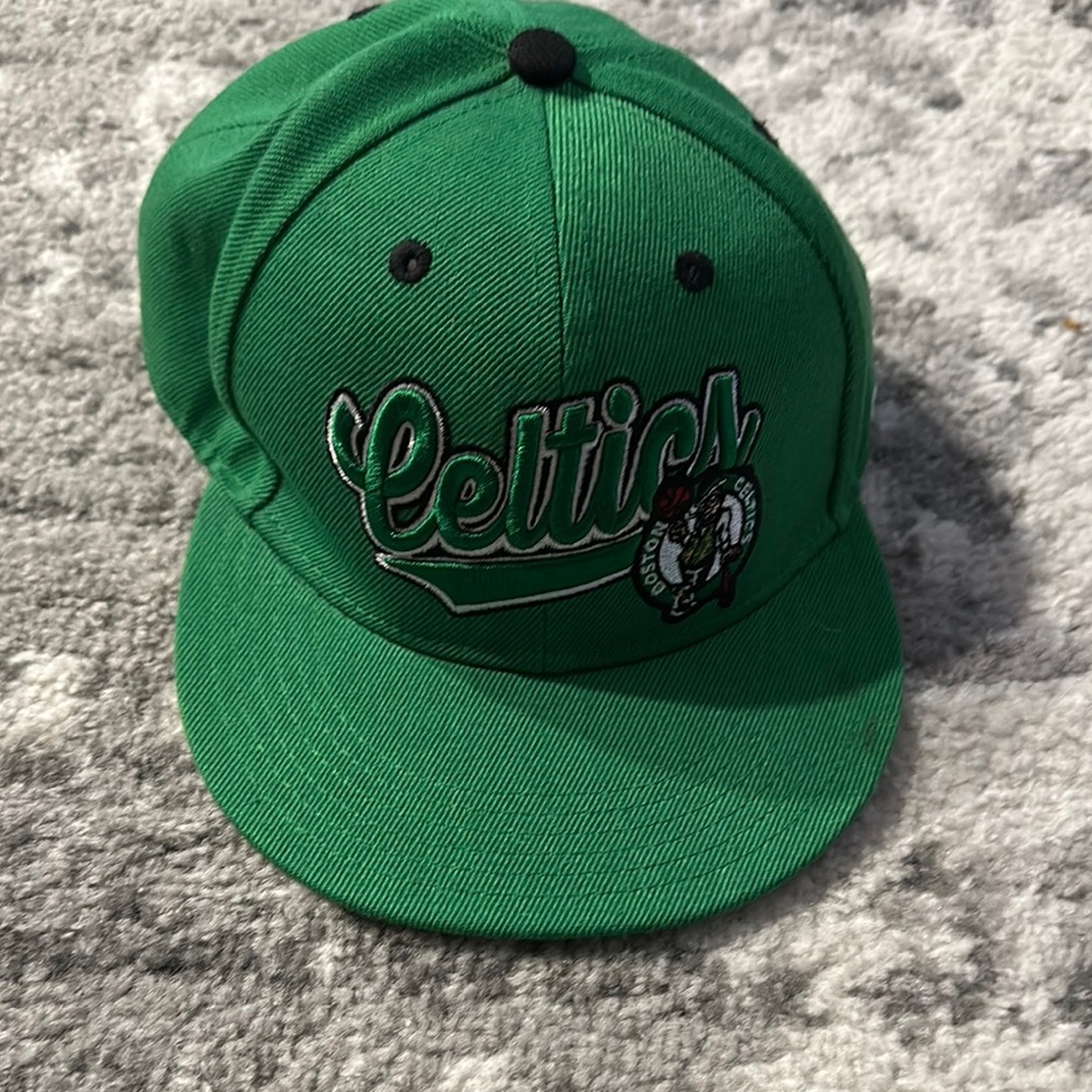Kids one size fits most Green Celtics Cap NBA